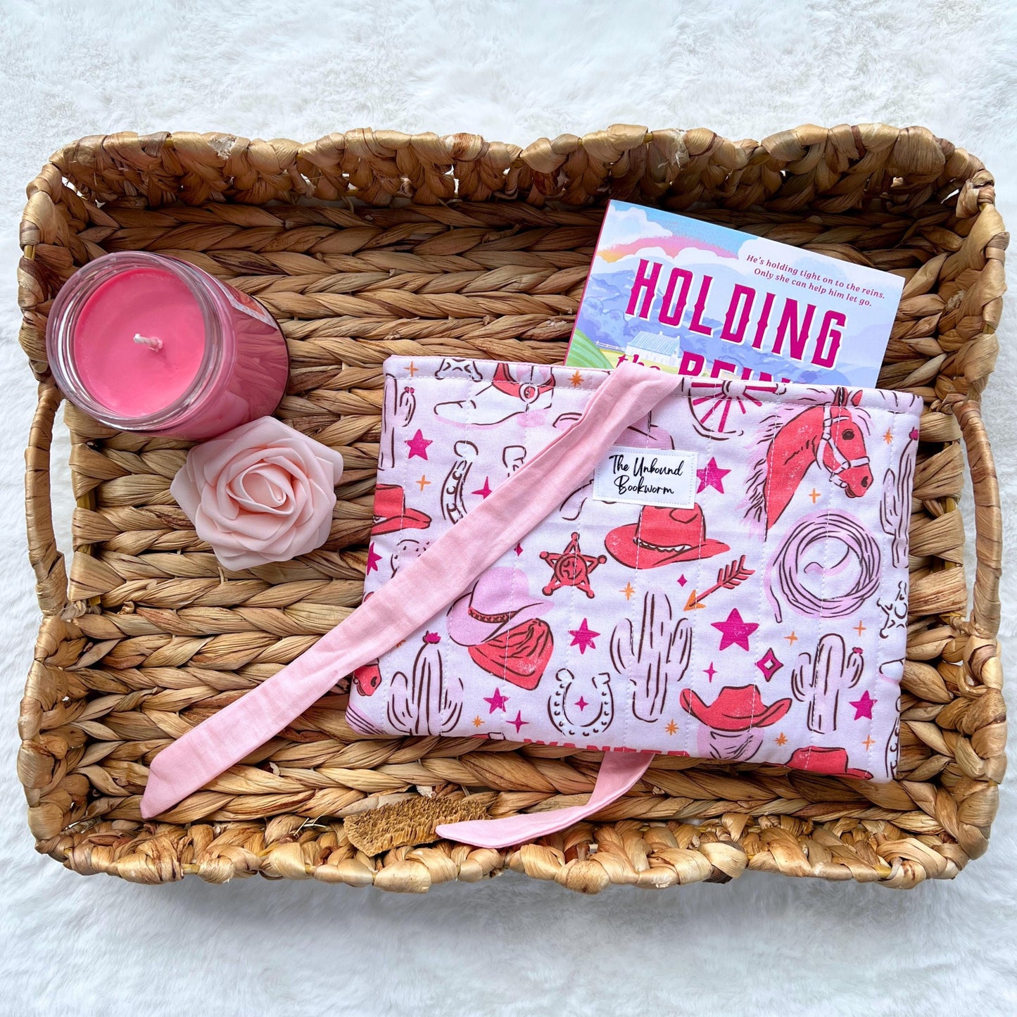 Pink Cowgirl Book Sleeve