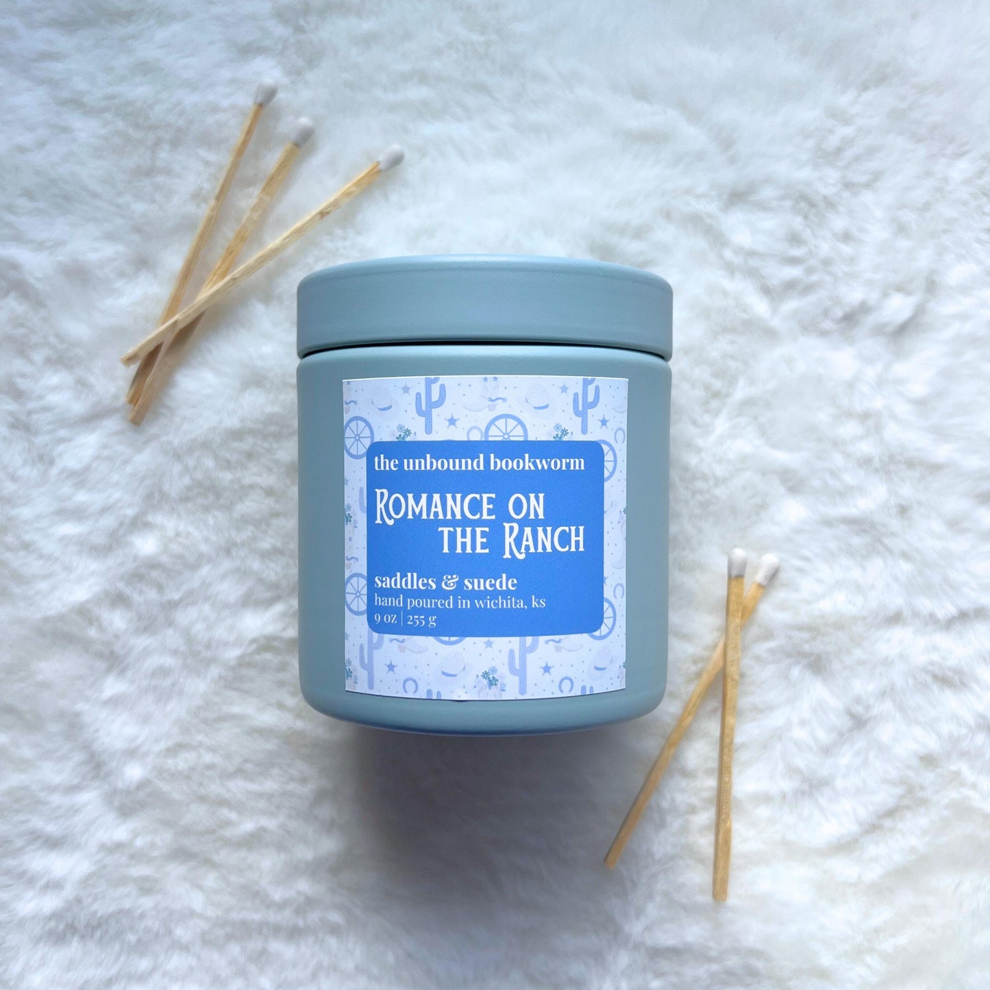 Cowboy Romance Candle