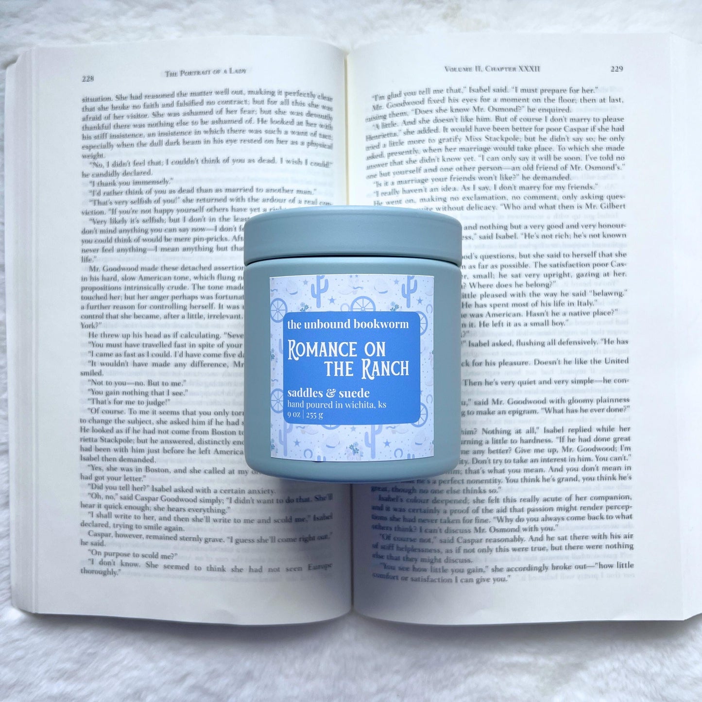 Cowboy Romance Candle
