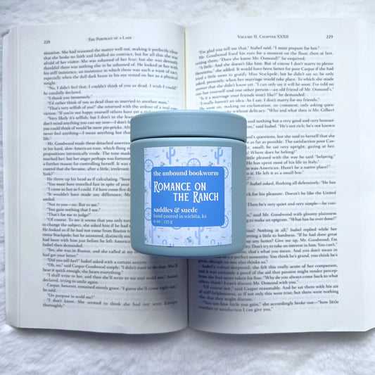 Cowboy Romance Candle
