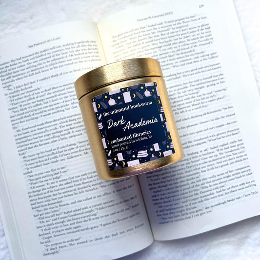 Dark Academia Candle