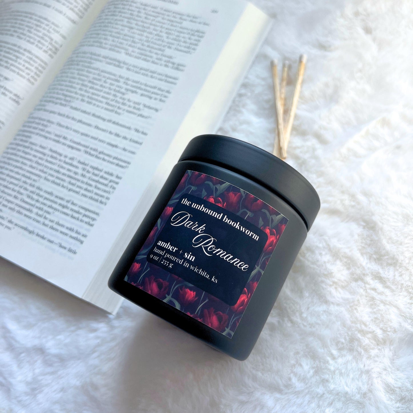 Dark Romance Candle