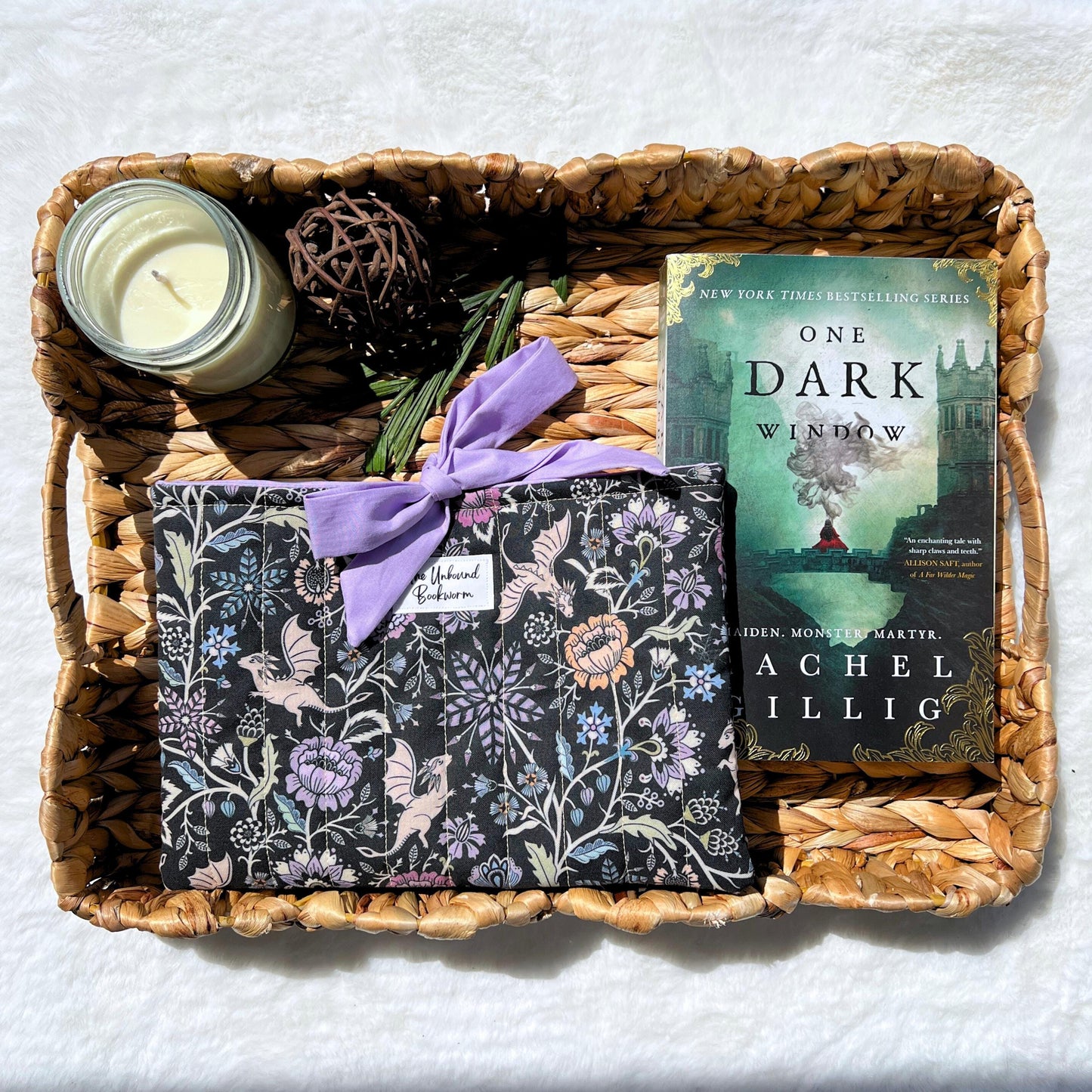 Lavender Dragons Book Sleeve