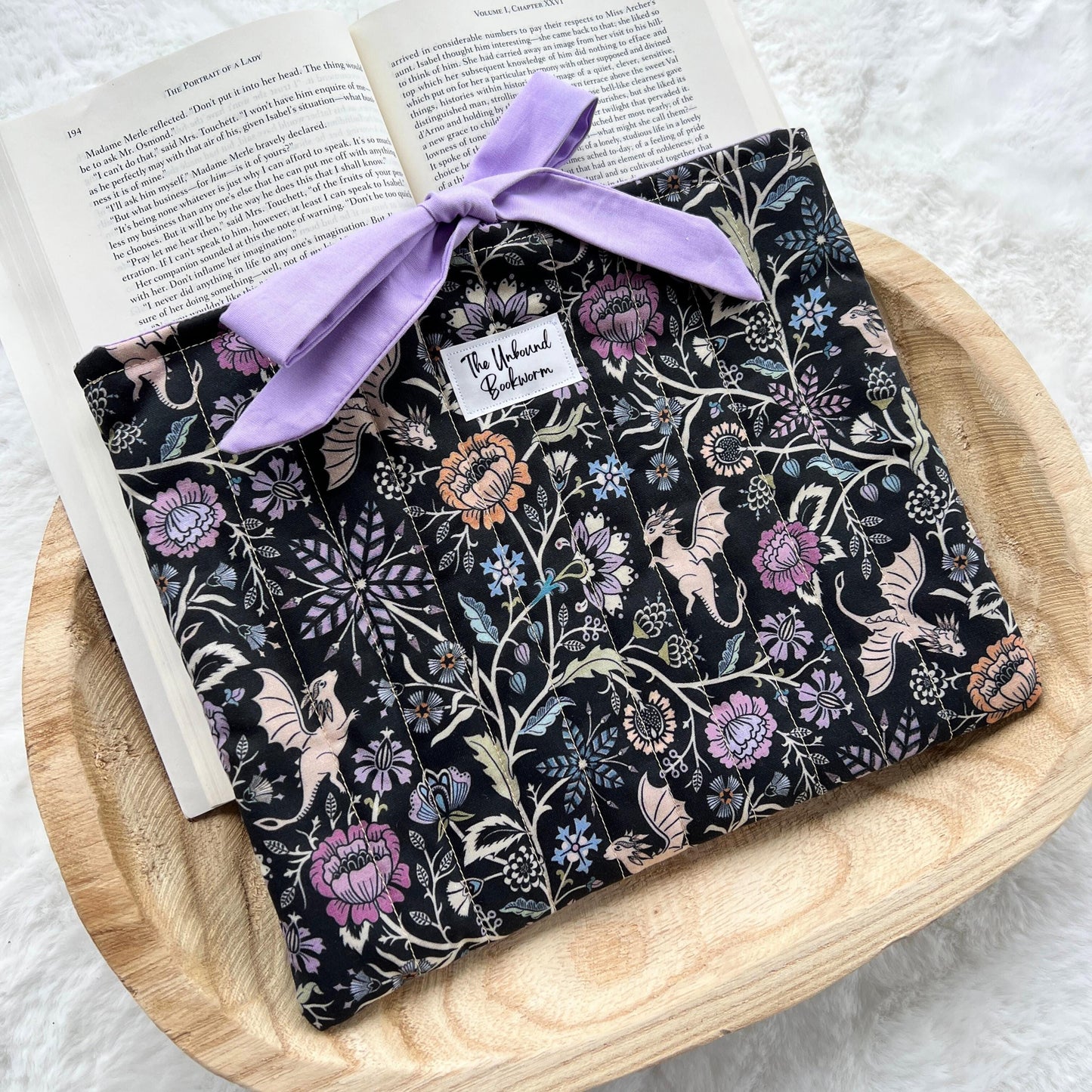 Lavender Dragons Book Sleeve