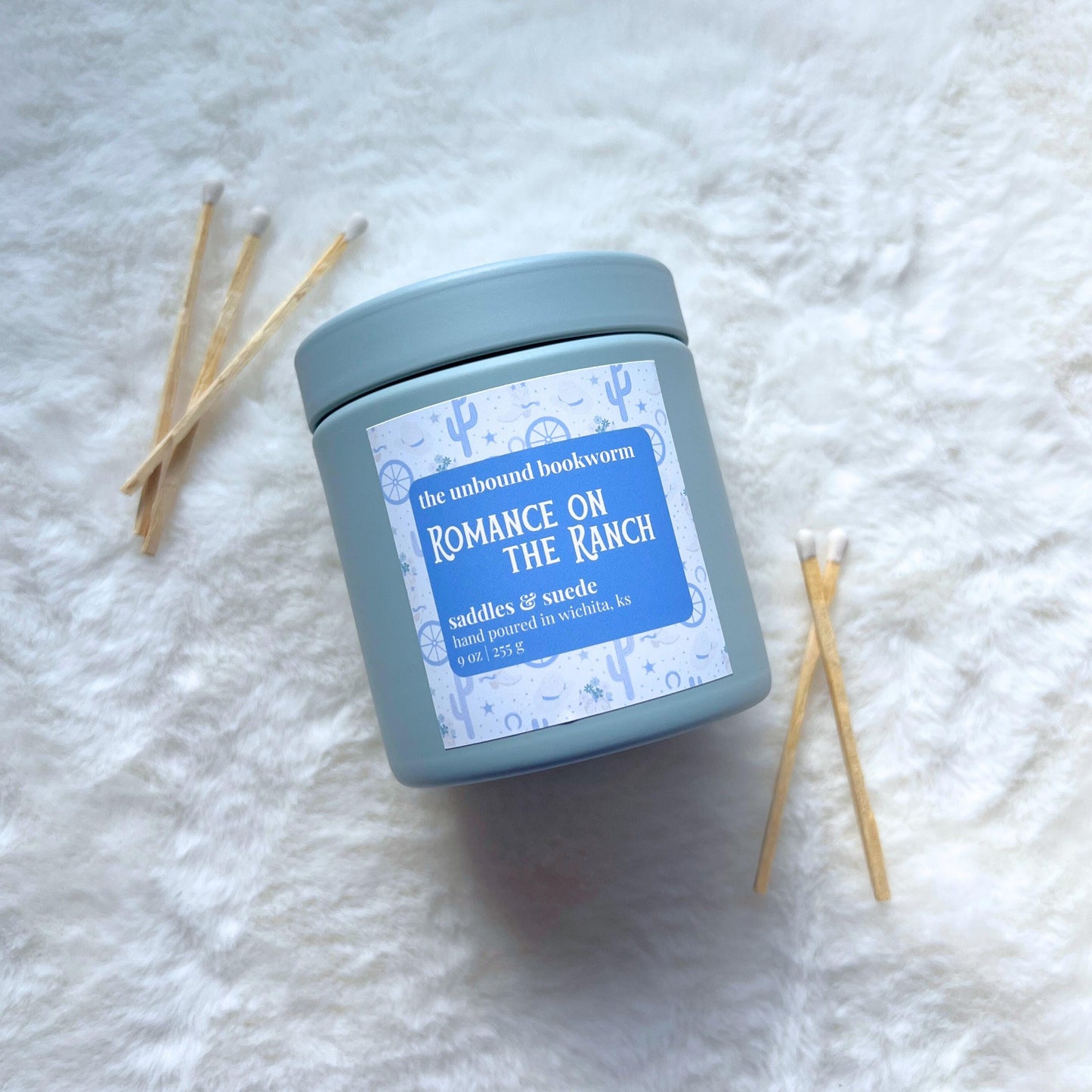 Cowboy Romance Candle