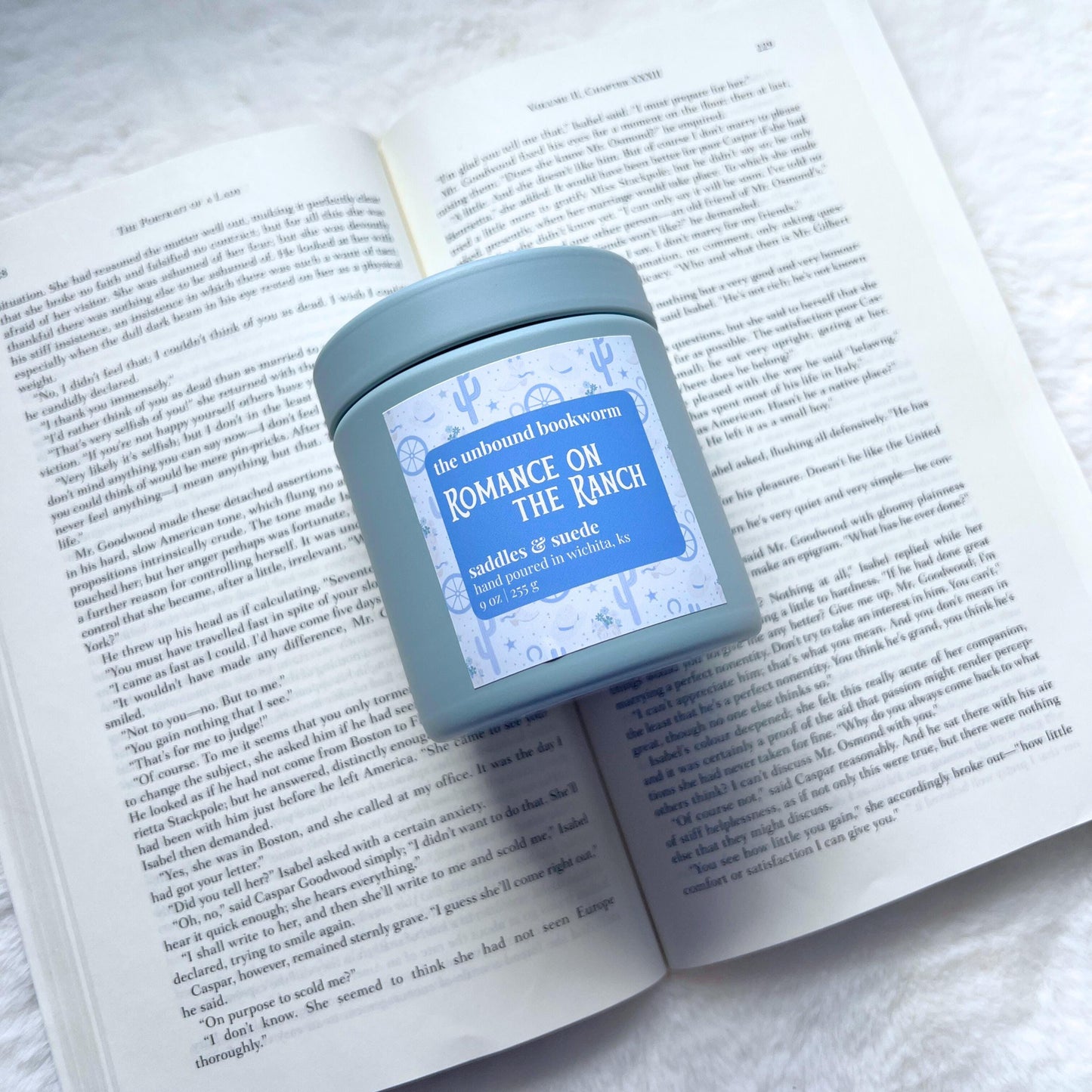 Cowboy Romance Candle