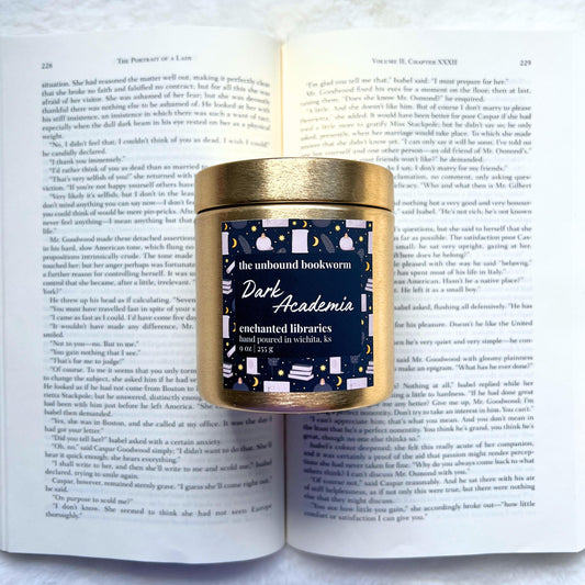 Dark Academia Candle