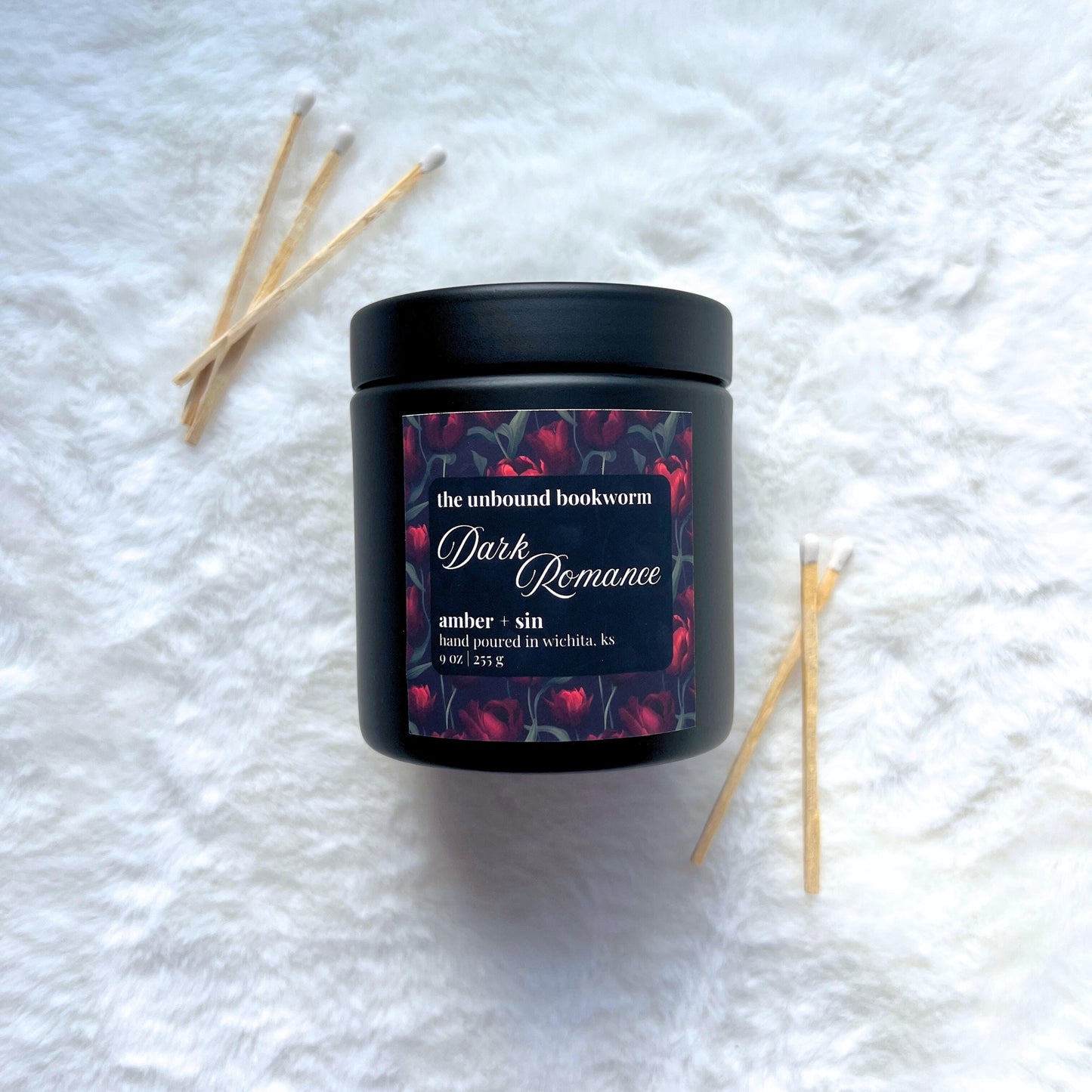 Dark Romance Candle