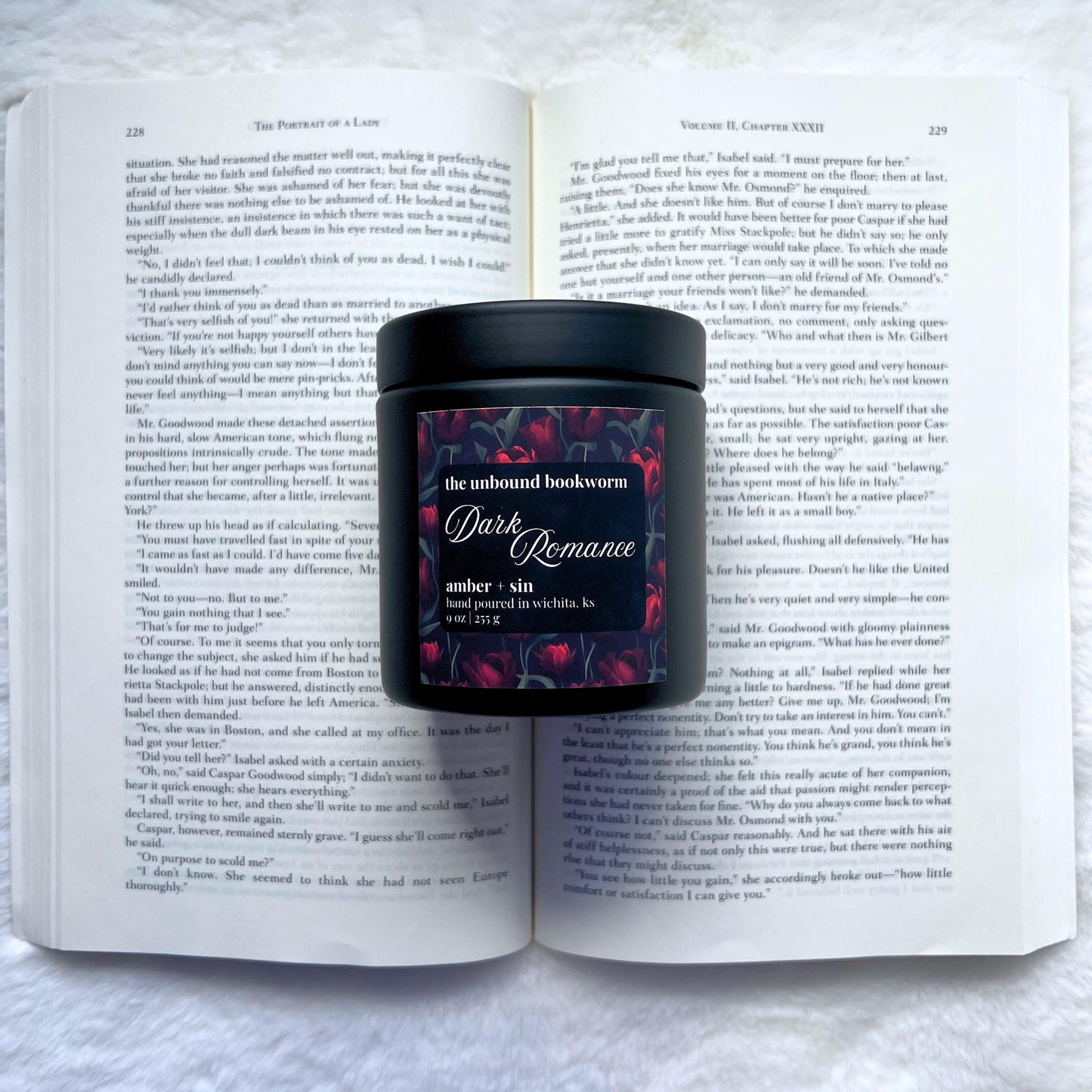 Dark Romance Candle